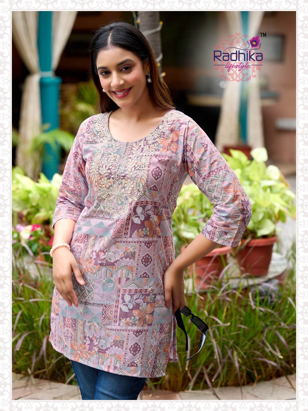 Radhika Lifestyle Summer Shine Vol 2 Cotton Kurtis Catalog collection 8