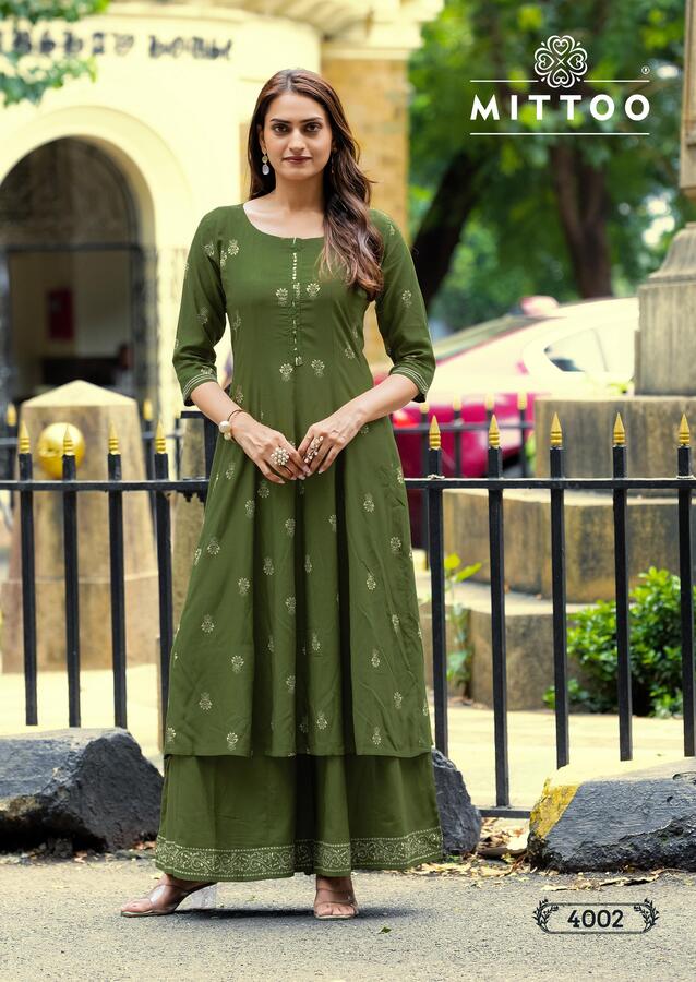 Mittoo Kurti Toral Kurtis With Bottom Catalog collection 6