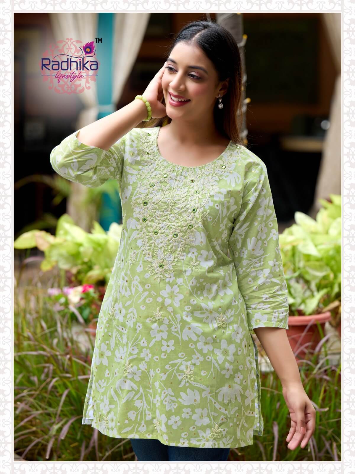 Radhika Lifestyle Summer Shine Vol 2 Cotton Kurtis Catalog collection 2