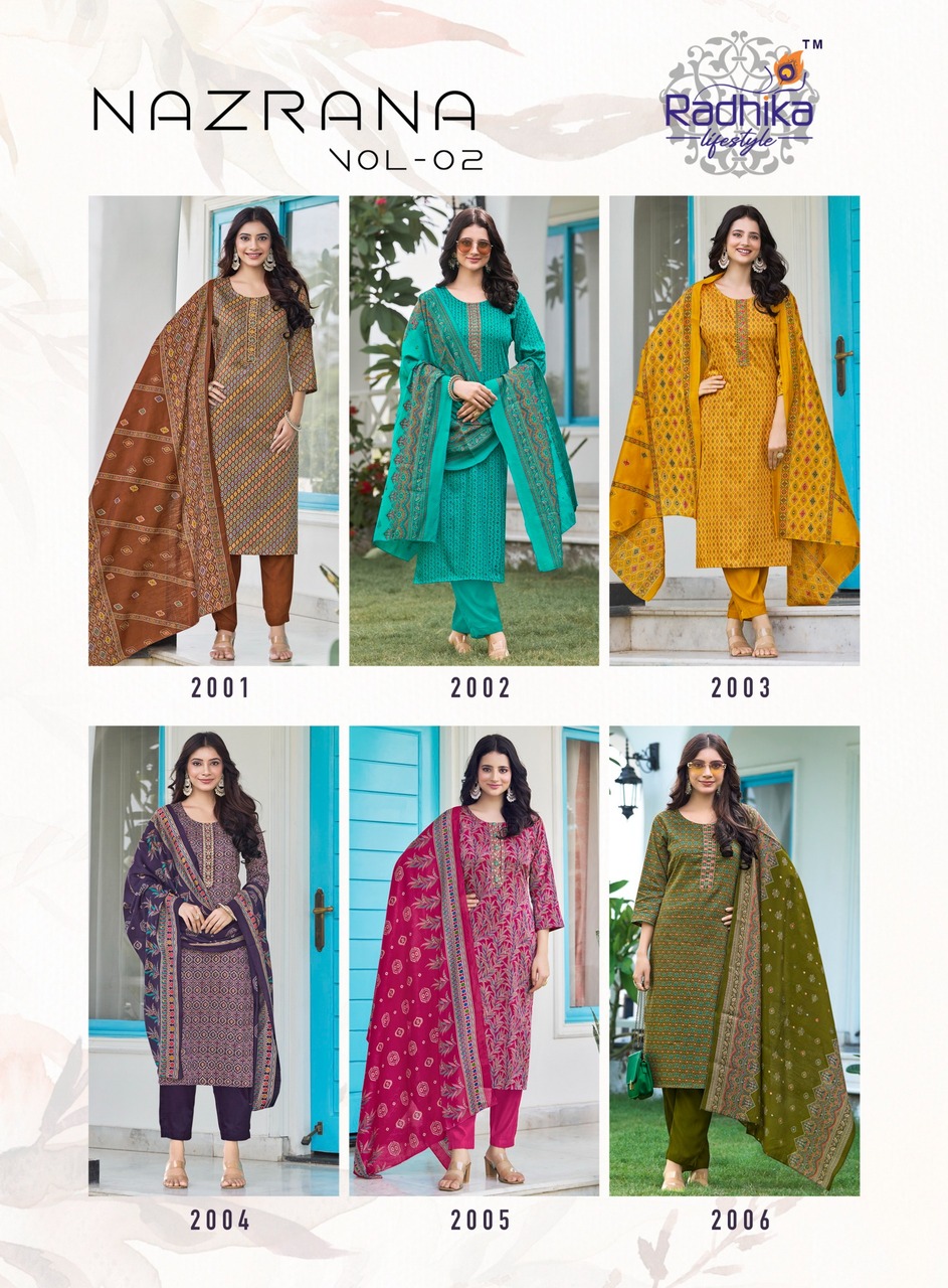 Radhika Lifestyle Nazrana Vol 2 Readymade Dress Catalog collection 12