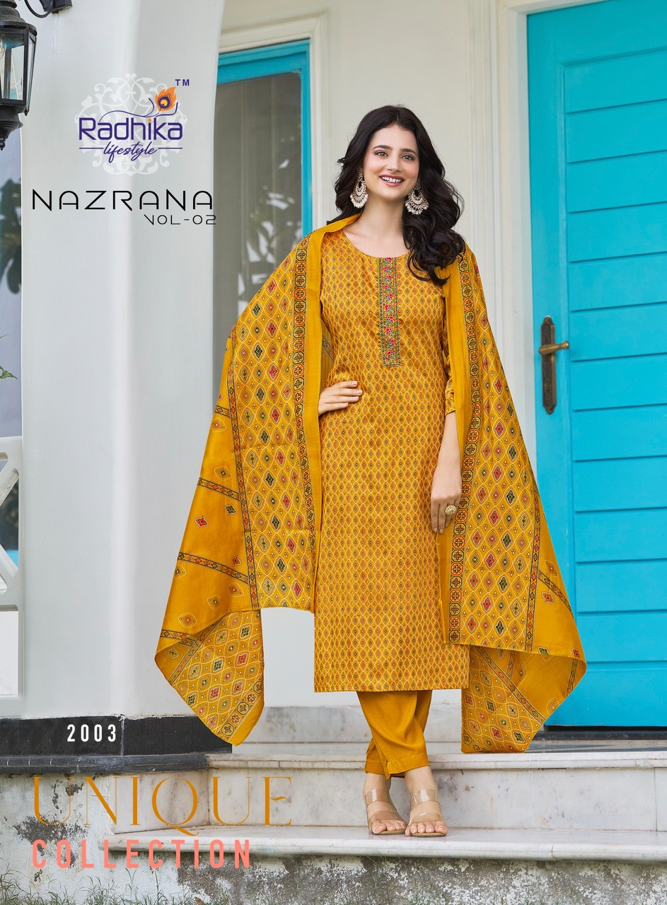 Radhika Lifestyle Nazrana Vol 2 Readymade Dress Catalog collection 4