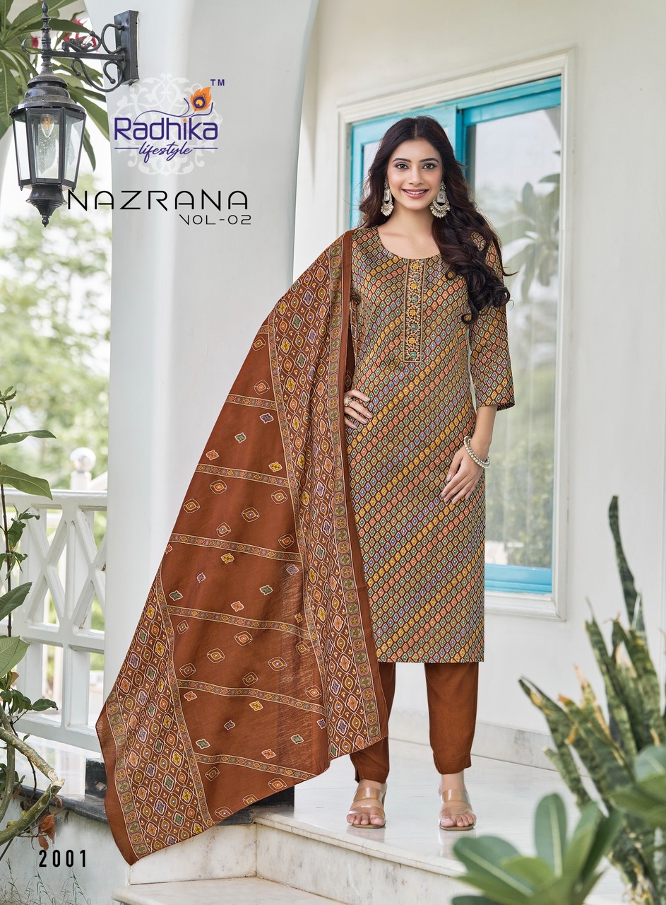 Radhika Lifestyle Nazrana Vol 2 Readymade Dress Catalog collection 8