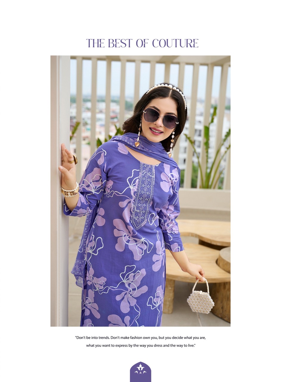 Radhika Lifestyle Cotton Fab 6 Cotton Salwar Kameez Catalog collection 4