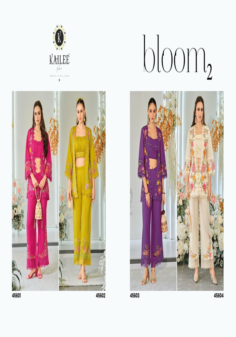 Kailee Fashion Bloom 2 Designer Salwar Suits Catalog collection 1