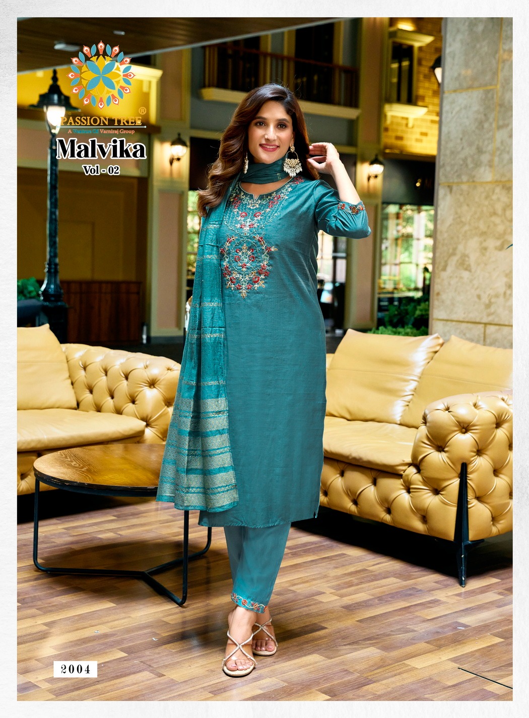 Passion Tree Malvika 2 Embroidery Salwar Kameez Catalog collection 7