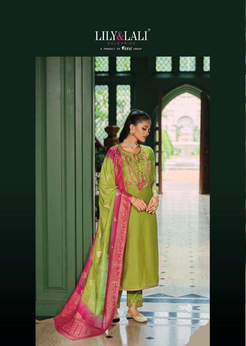 Lily Lali Mahek E Vastra Embroidery Salwar Kameez Catalog collection 6