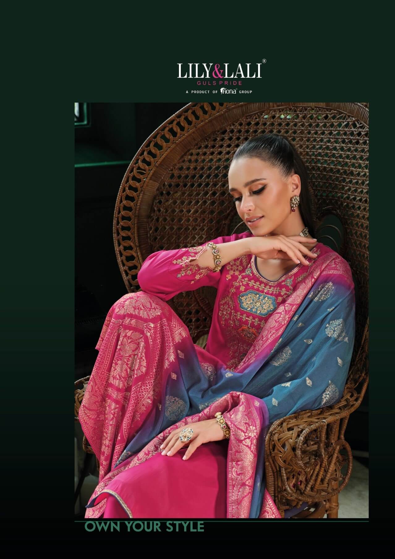 Lily Lali Mahek E Vastra Embroidery Salwar Kameez Catalog collection 12