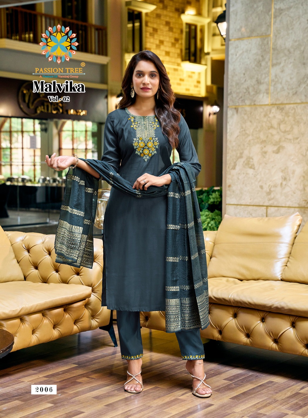 Passion Tree Malvika 2 Embroidery Salwar Kameez Catalog collection 5