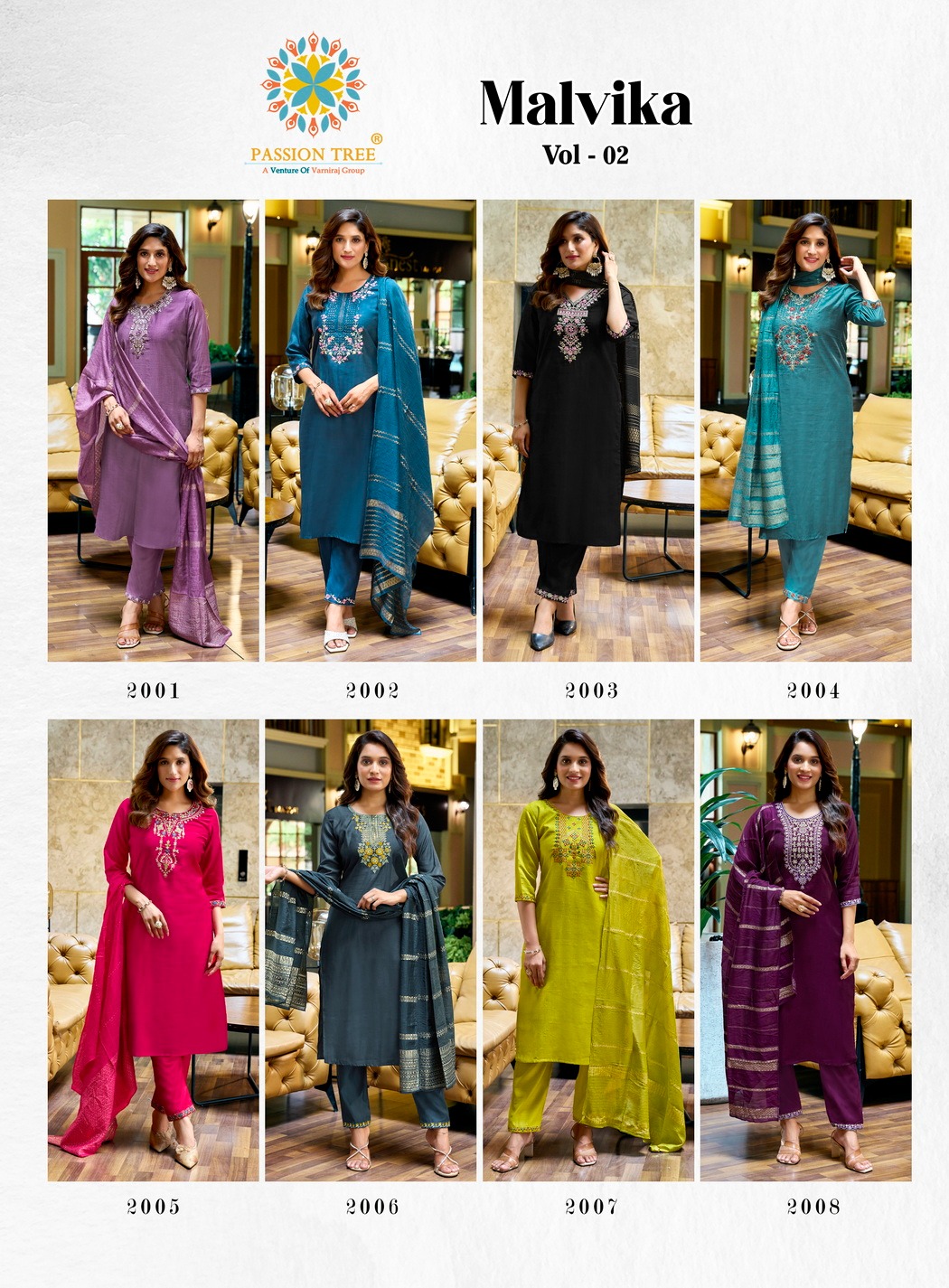 Passion Tree Malvika 2 Embroidery Salwar Kameez Catalog collection 2
