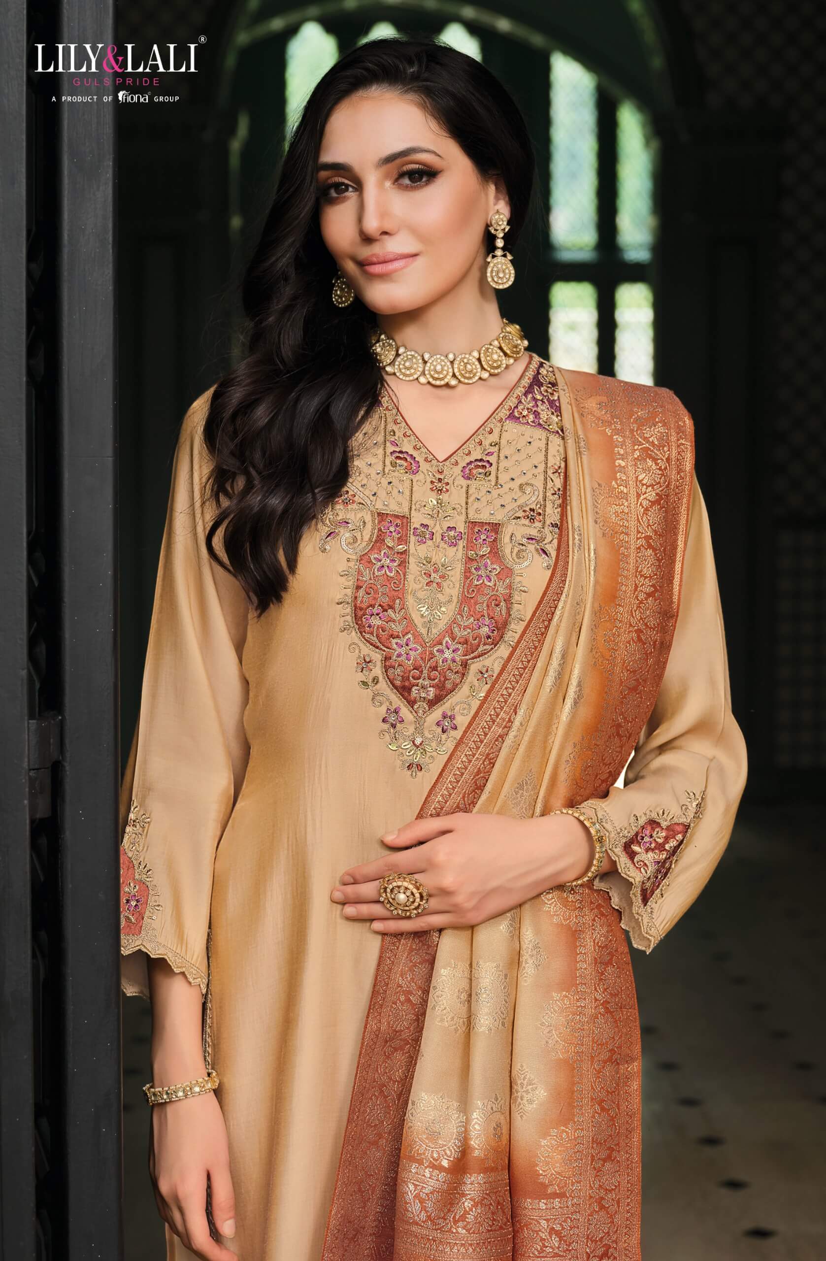 Lily Lali Mahek E Vastra Embroidery Salwar Kameez Catalog collection 8