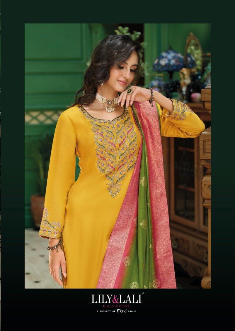 Lily Lali Mahek E Vastra Embroidery Salwar Kameez Catalog collection 3