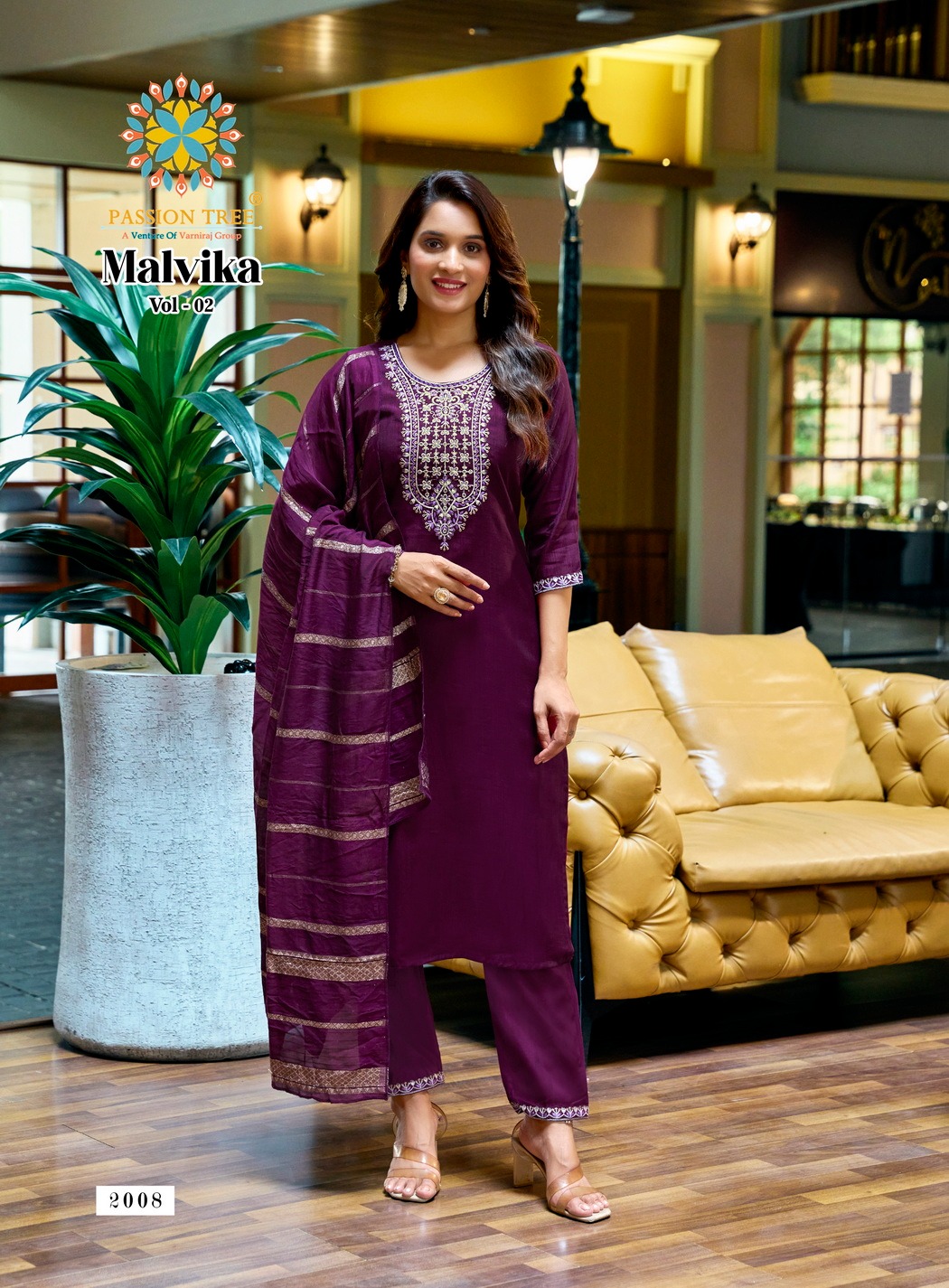 Passion Tree Malvika 2 Embroidery Salwar Kameez Catalog collection 3