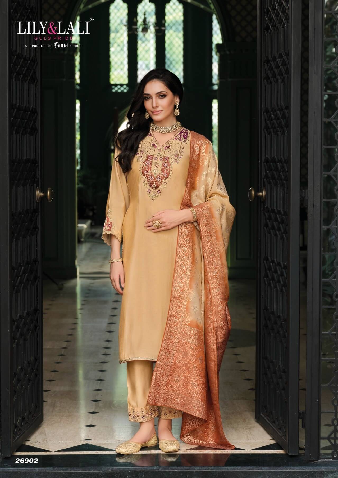 Lily Lali Mahek E Vastra Embroidery Salwar Kameez Catalog collection 10