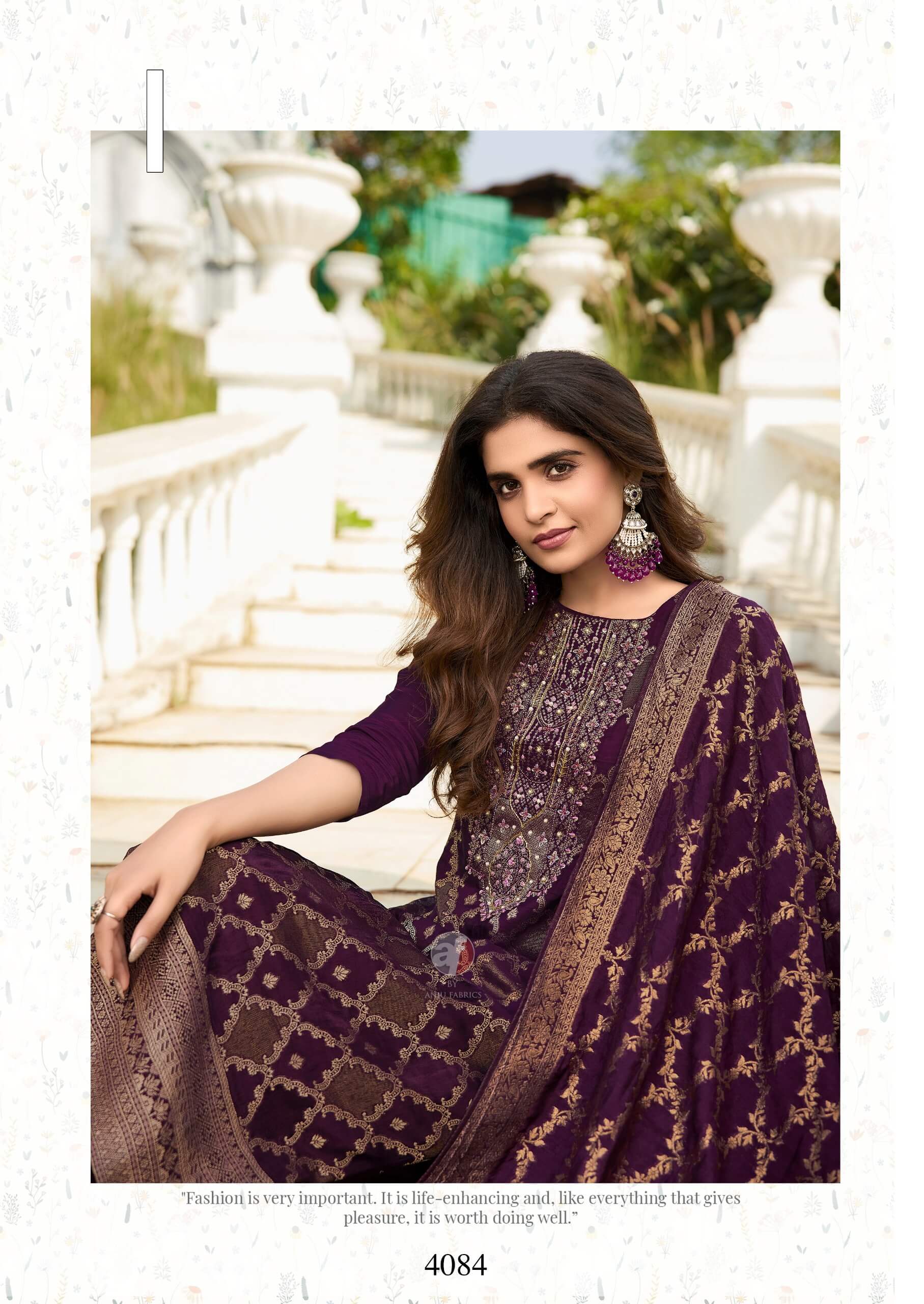 Anju Fabrics Zari Readymade Dress Catalog collection 3