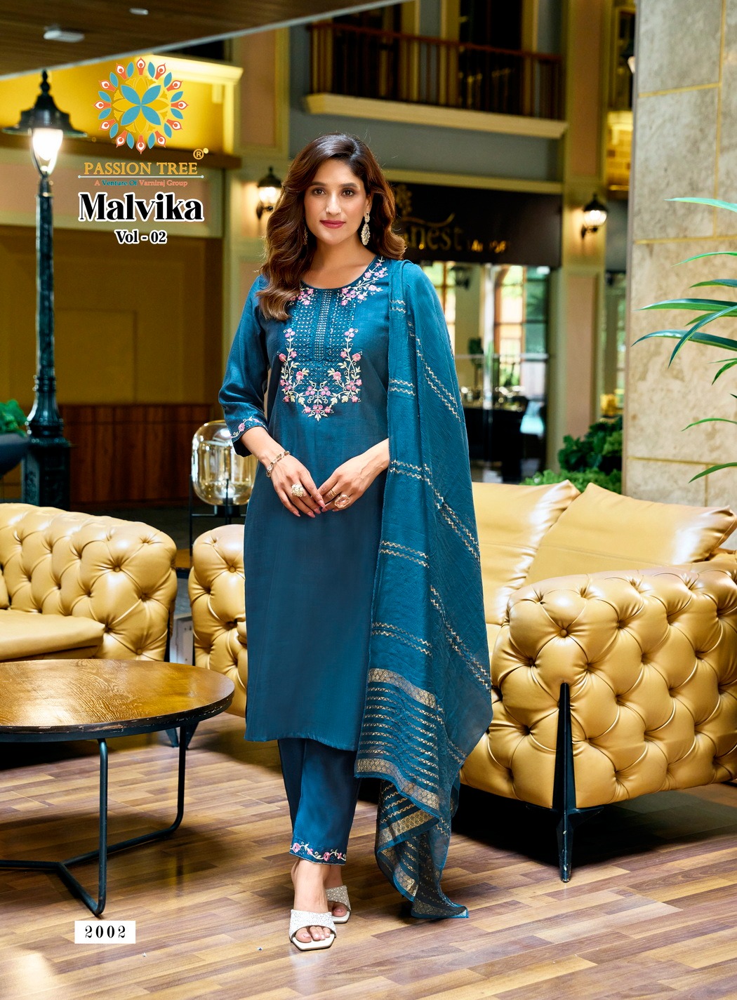 Passion Tree Malvika 2 Embroidery Salwar Kameez Catalog collection 9
