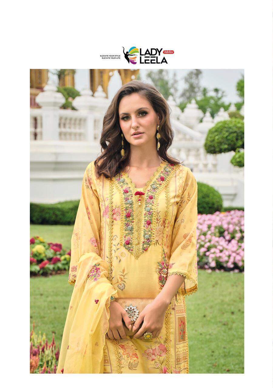 Lady Leela Kainat Embroidery Salwar Kameez Catalog collection 8