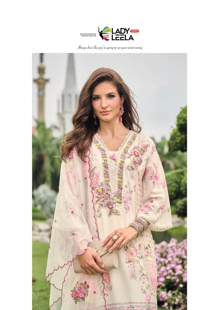 Lady Leela Kainat Embroidery Salwar Kameez Catalog collection 12