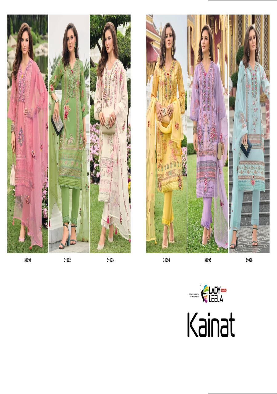 Lady Leela Kainat Embroidery Salwar Kameez Catalog collection 16