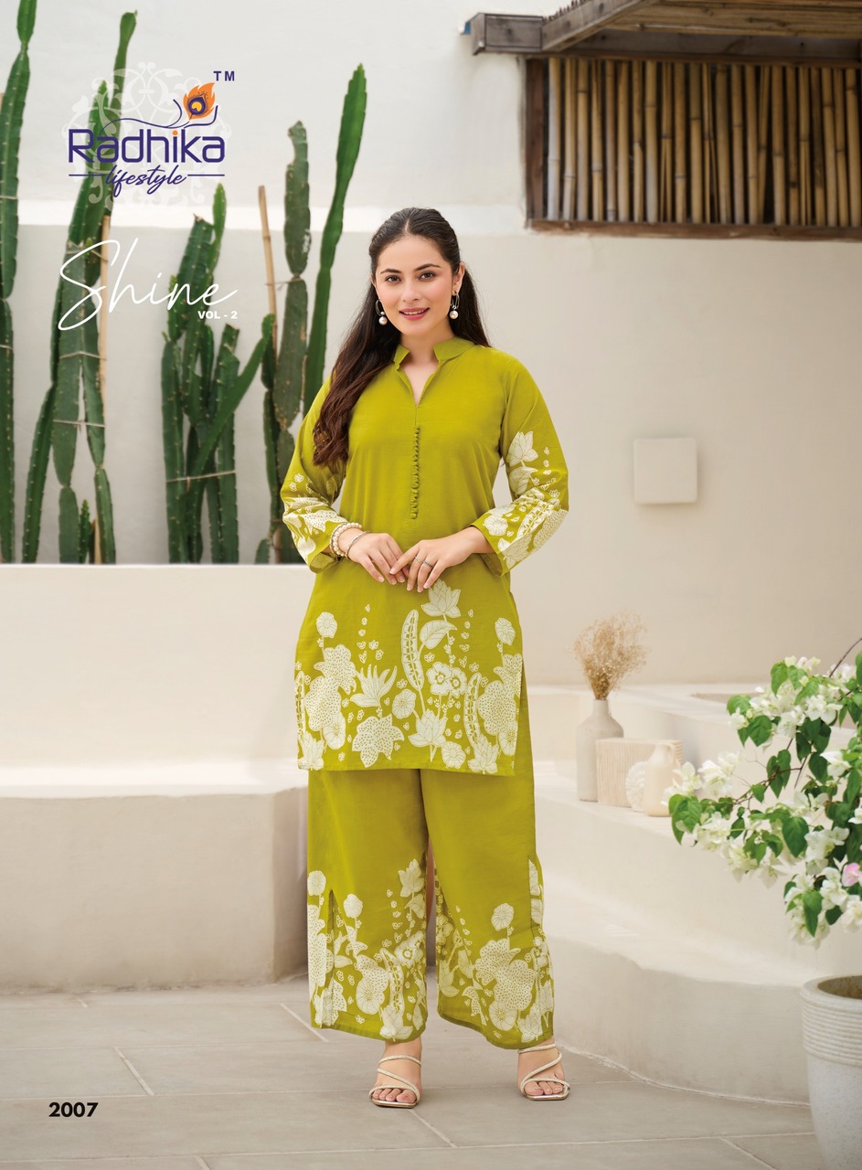Radhika Lifestyle Shine Vol 2 Co Ord Set Catalog collection 9