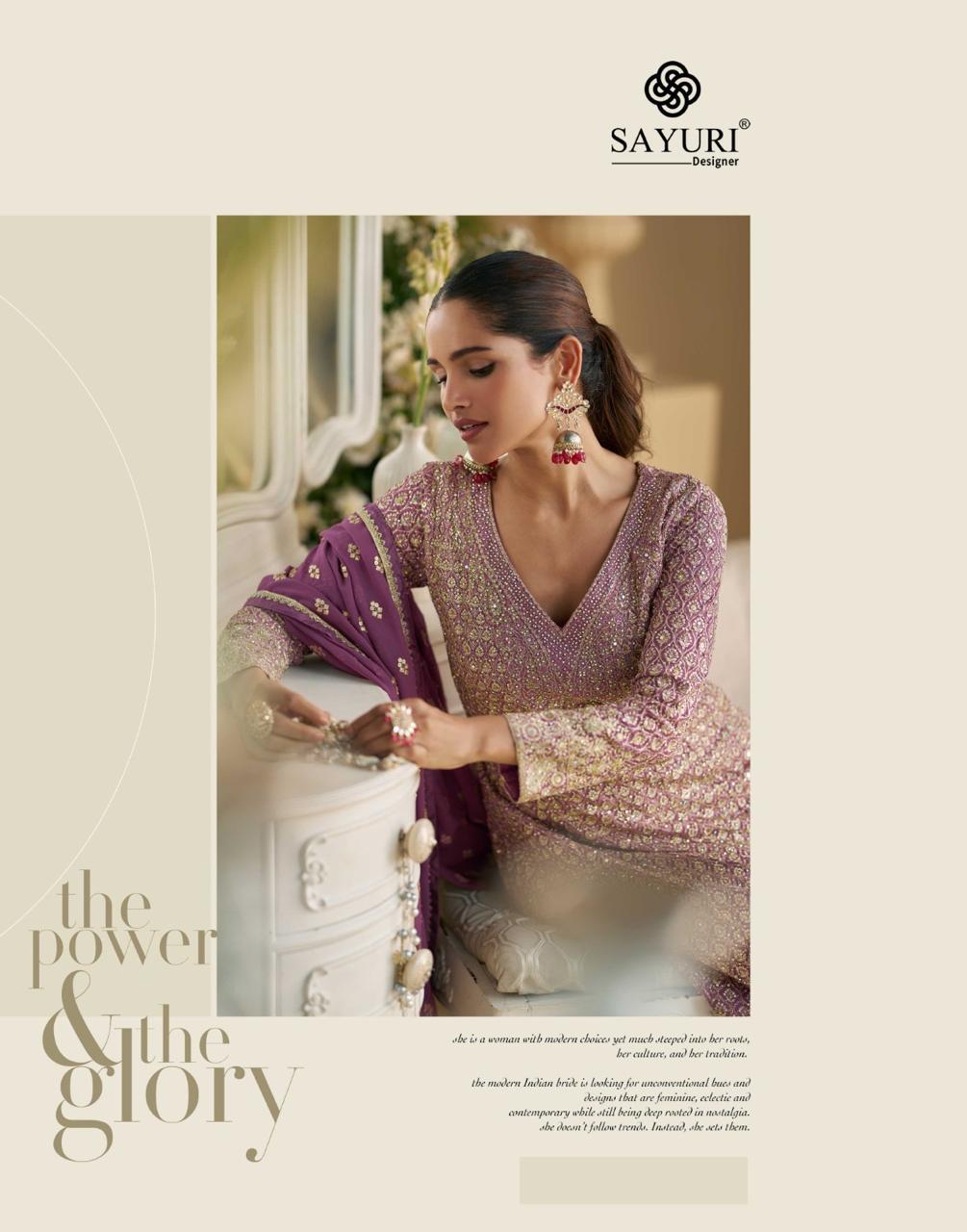 Sayuri Designer Virasat Wedding Party Salwar Suits Catalog collection 7