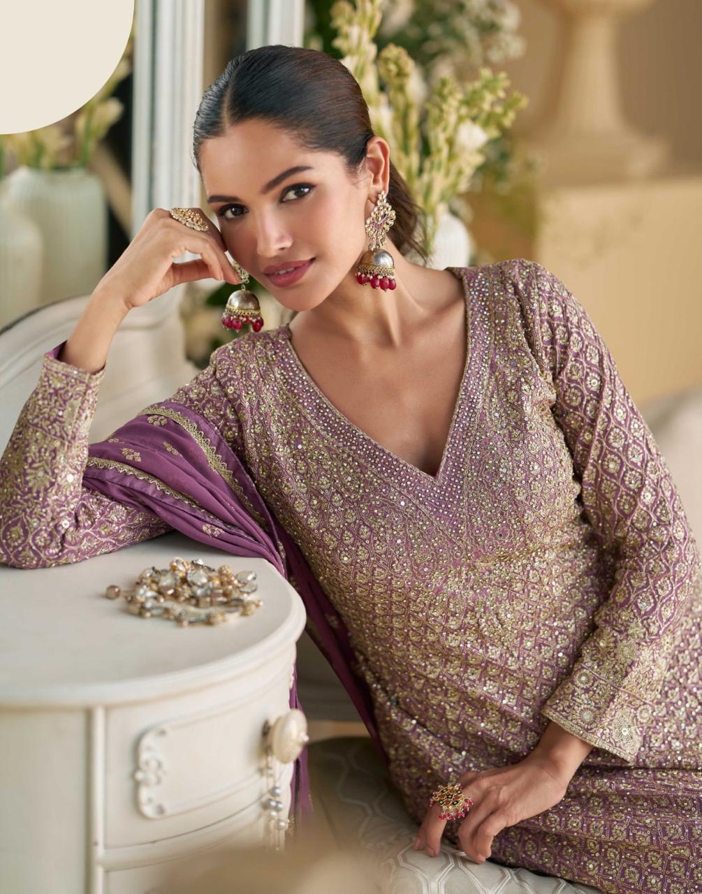 Sayuri Designer Virasat Wedding Party Salwar Suits Catalog collection 6
