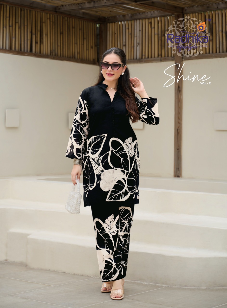 Radhika Lifestyle Shine Vol 2 Co Ord Set Catalog collection 12