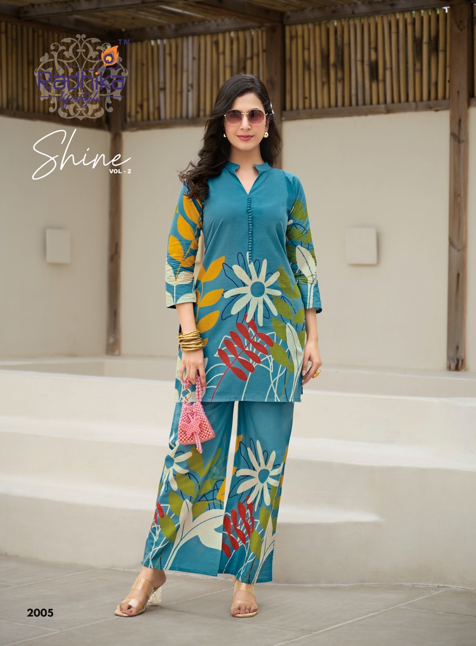 Radhika Lifestyle Shine Vol 2 Co Ord Set Catalog collection 11