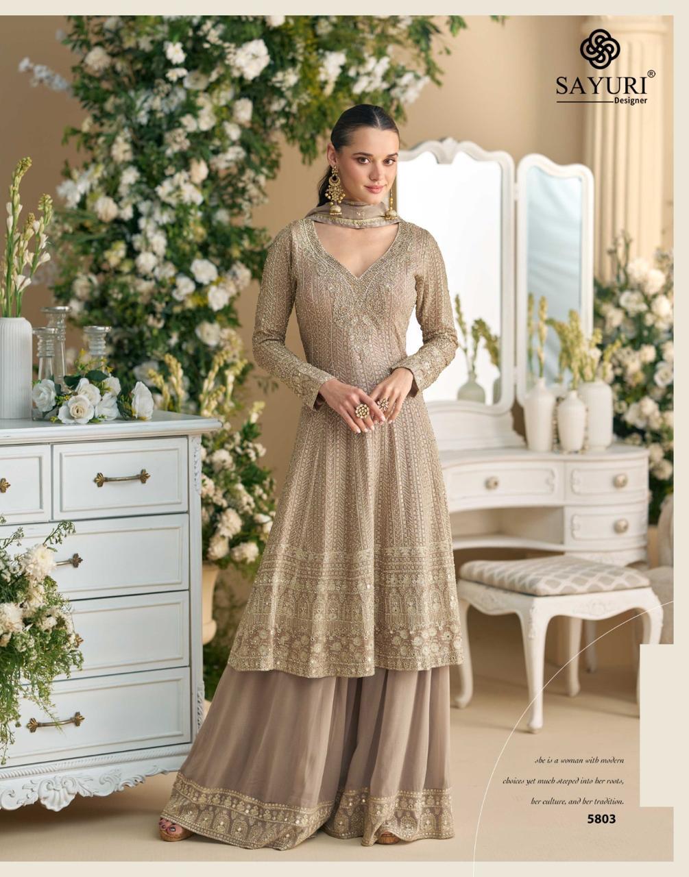Sayuri Designer Virasat Wedding Party Salwar Suits Catalog collection 9