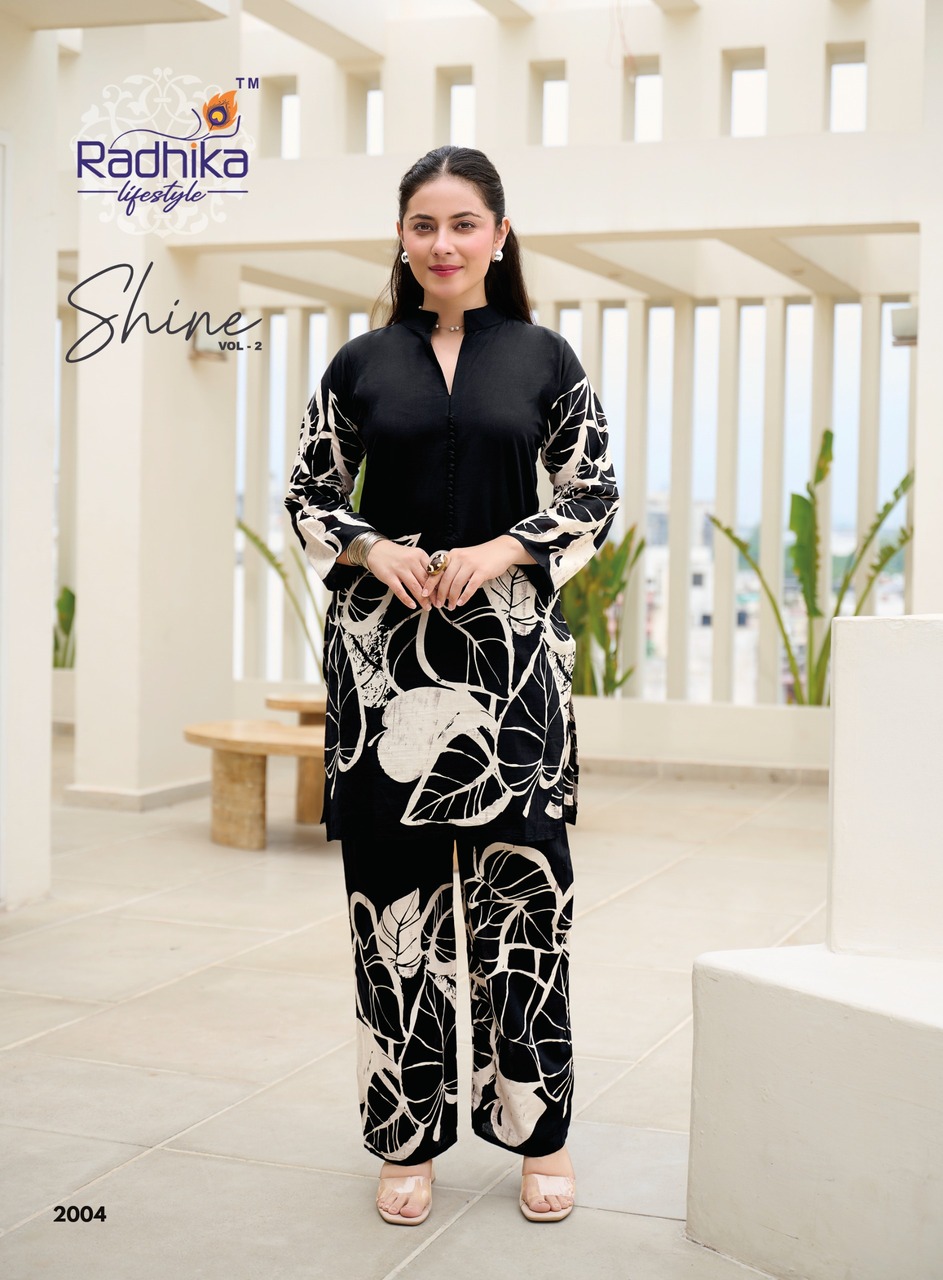 Radhika Lifestyle Shine Vol 2 Co Ord Set Catalog collection 15