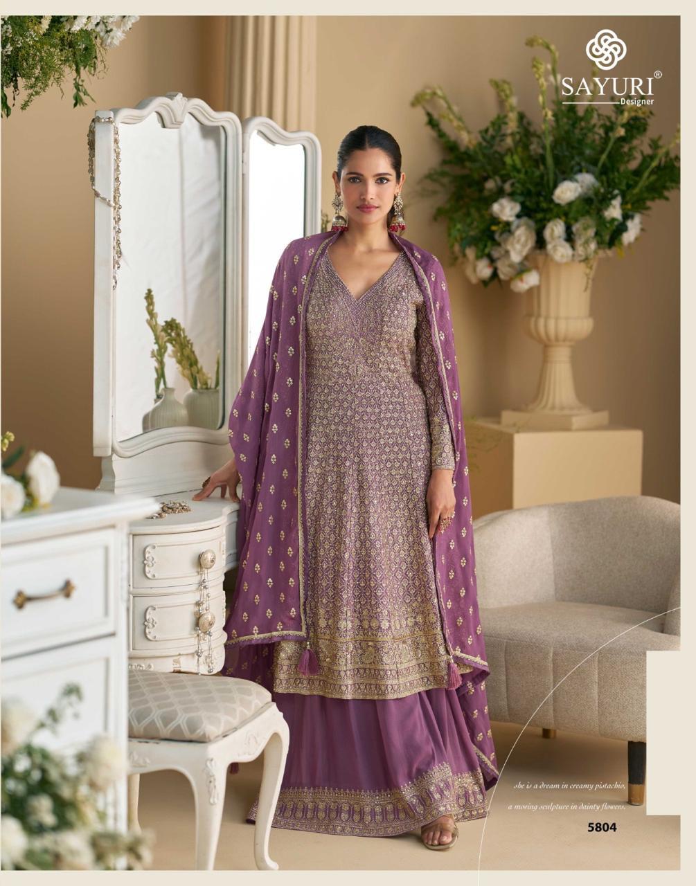 Sayuri Designer Virasat Wedding Party Salwar Suits Catalog collection 5