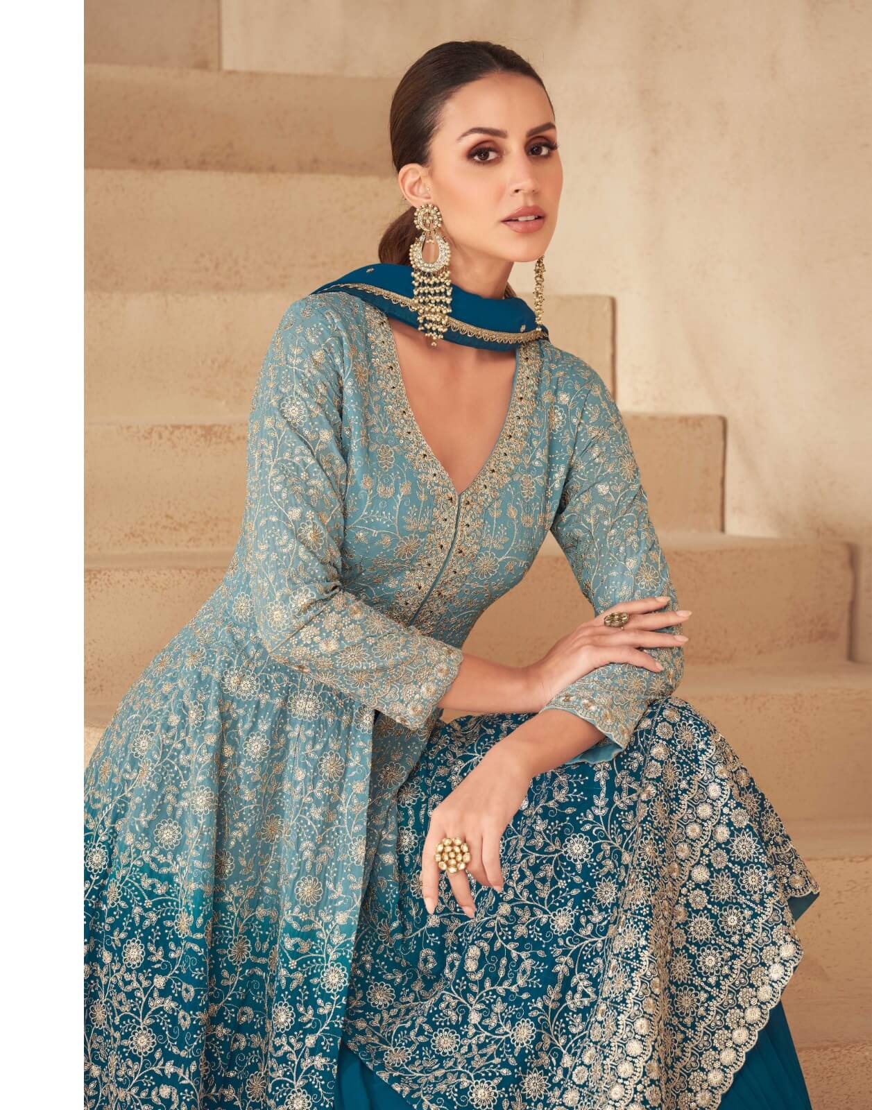 Aashirvad Creation Gulnaaz Designer  Kurti Dupatta Catalog collection 6