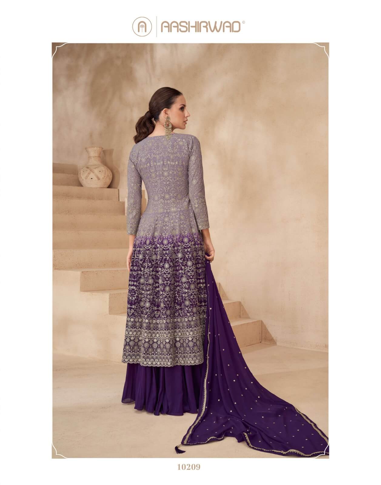 Aashirvad Creation Gulnaaz Designer  Kurti Dupatta Catalog collection 14