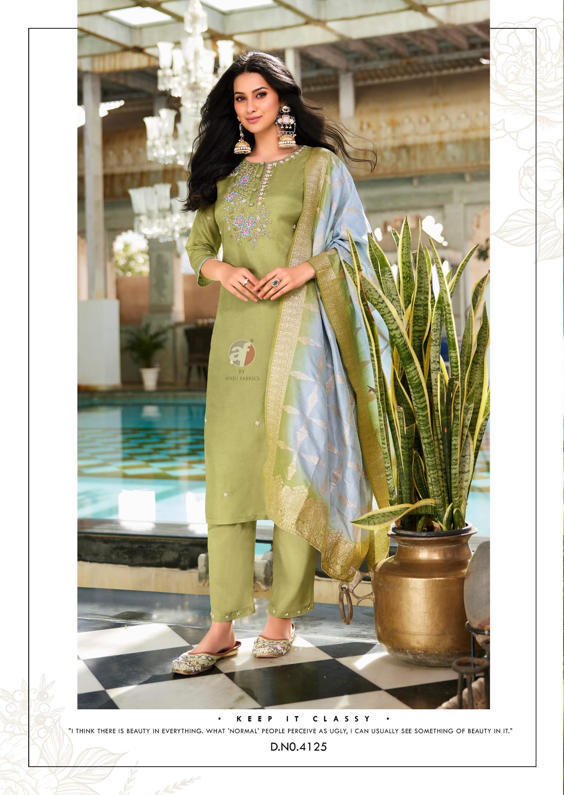 Anju Fabrics Jhalak Readymade Dress Catalog collection 9