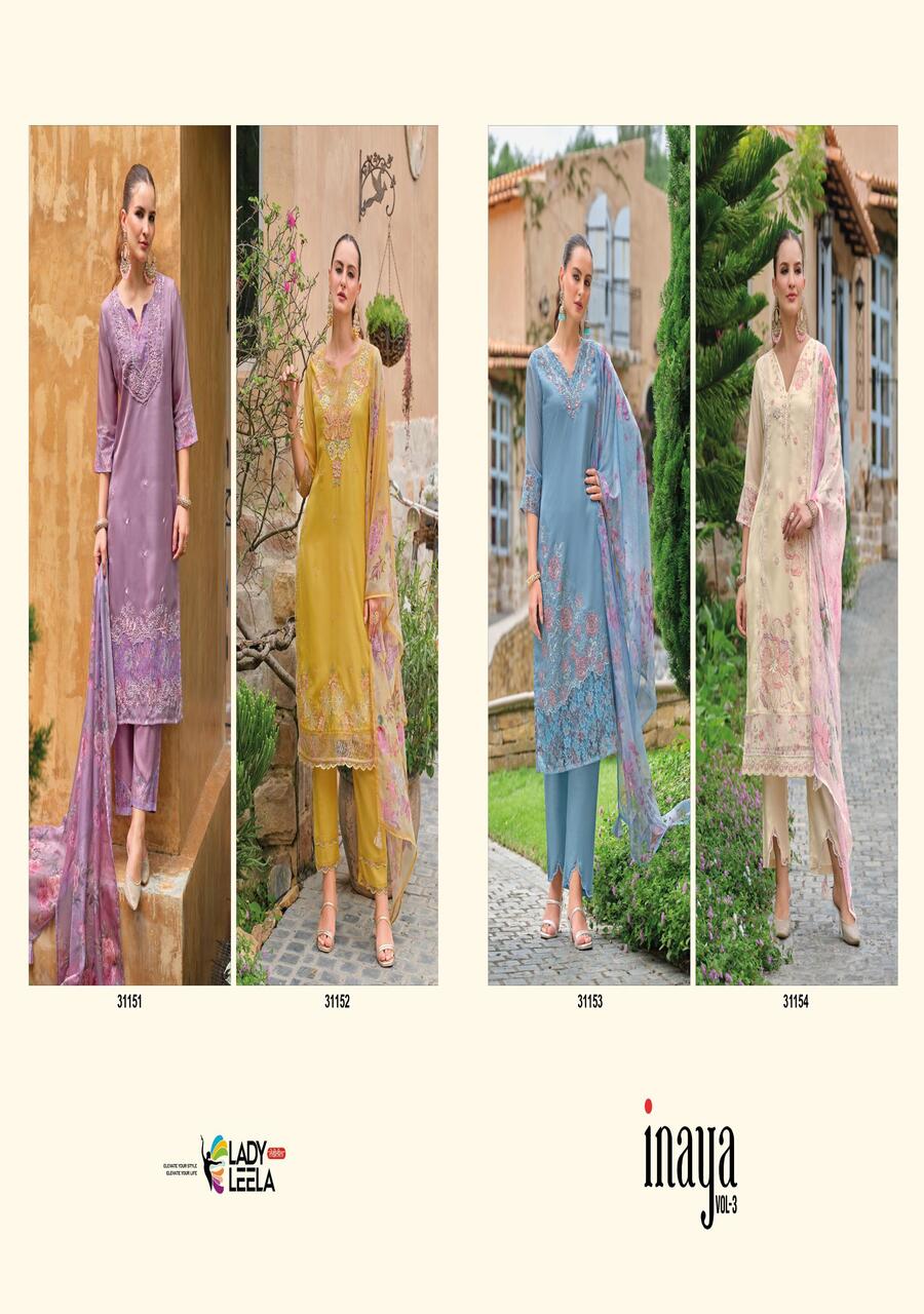 Lady Leela Inaya Vol 3 Readymade Dress Catalog collection 4