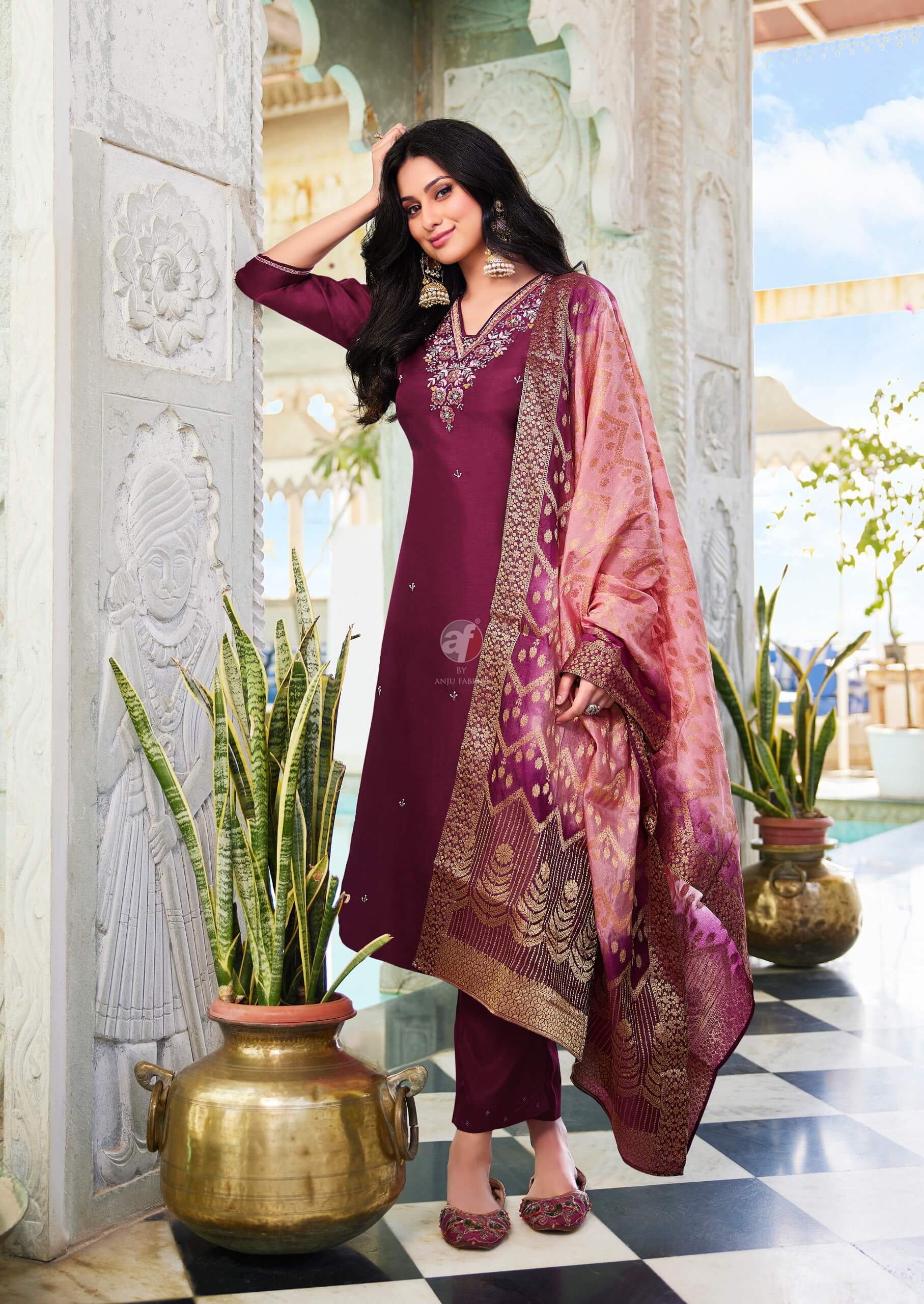 Anju Fabrics Jhalak Readymade Dress Catalog collection 1