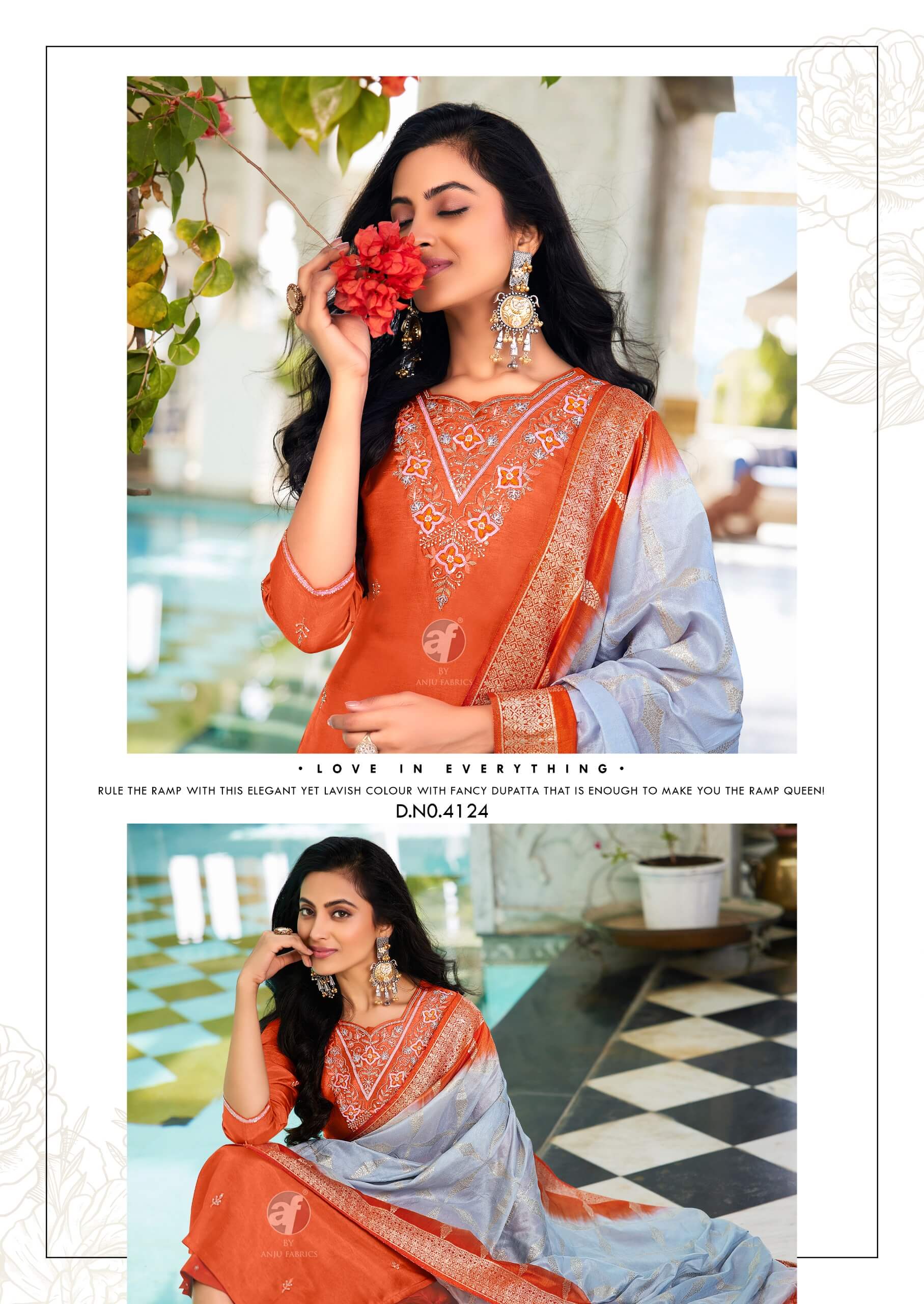 Anju Fabrics Jhalak Readymade Dress Catalog collection 7