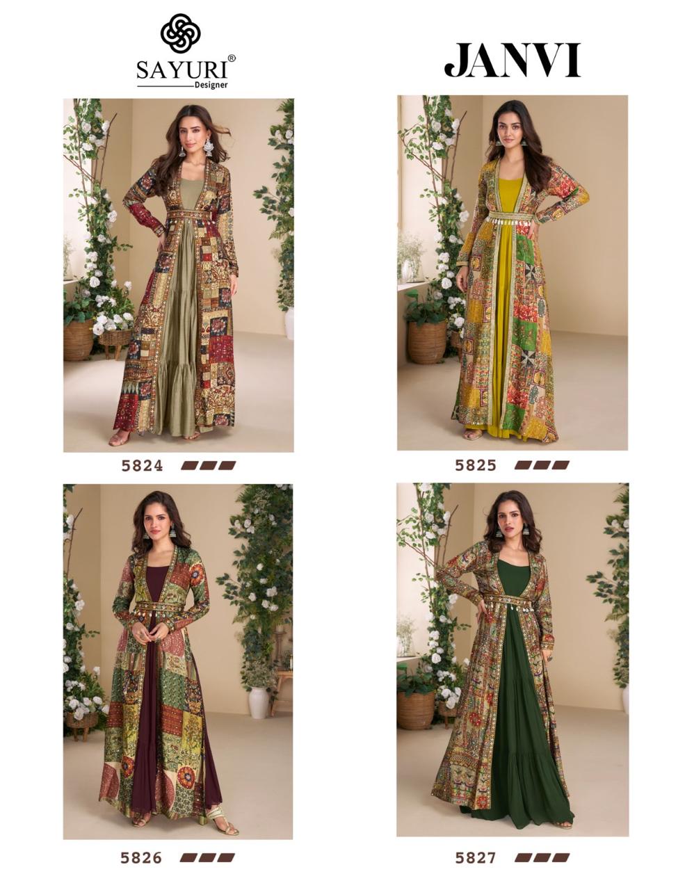 Sayuri Designer Janvi Designer Salwar Suits Catalog collection 1