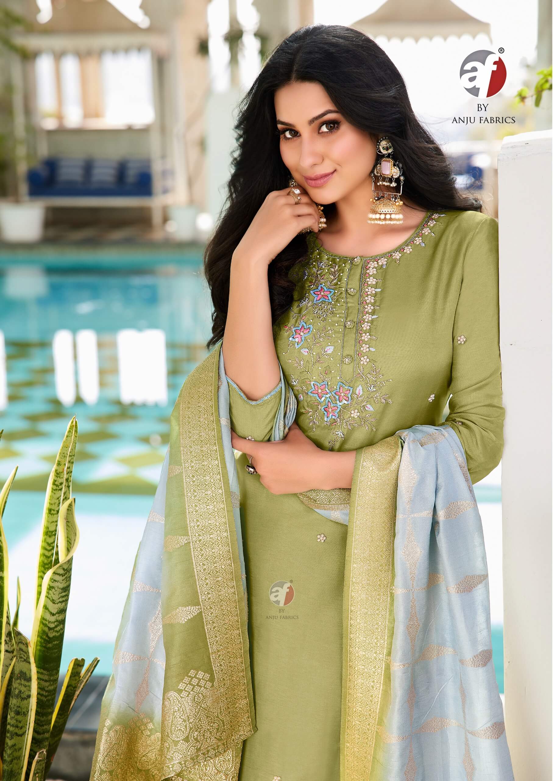 Anju Fabrics Jhalak Readymade Dress Catalog collection 10