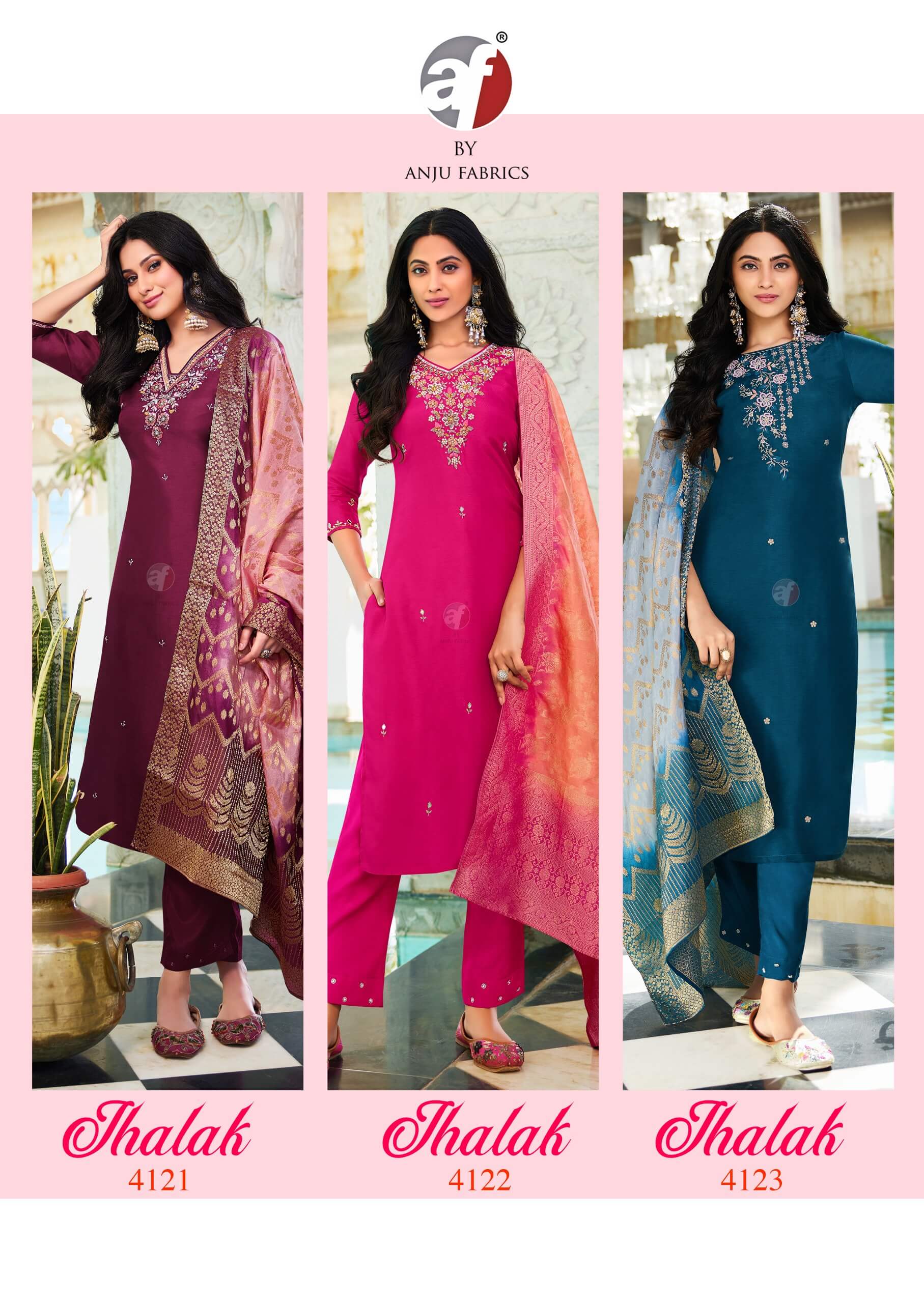 Anju Fabrics Jhalak Readymade Dress Catalog collection 2