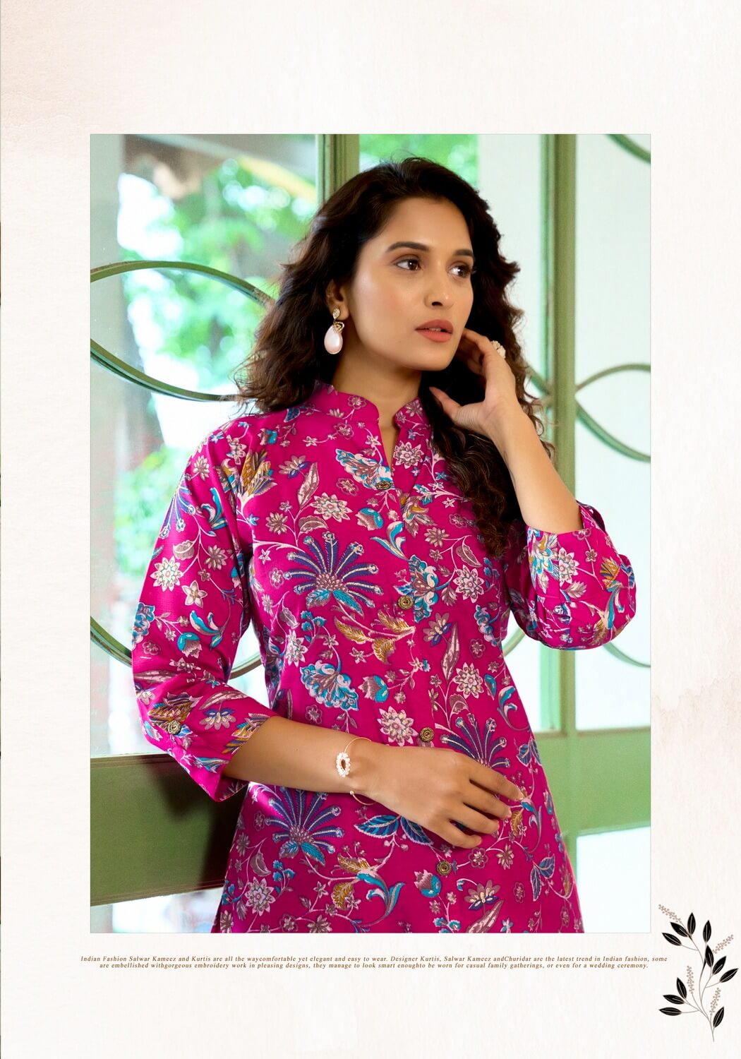 Vaniska Flower Velly Kurtis With Bottom Catalog collection 2