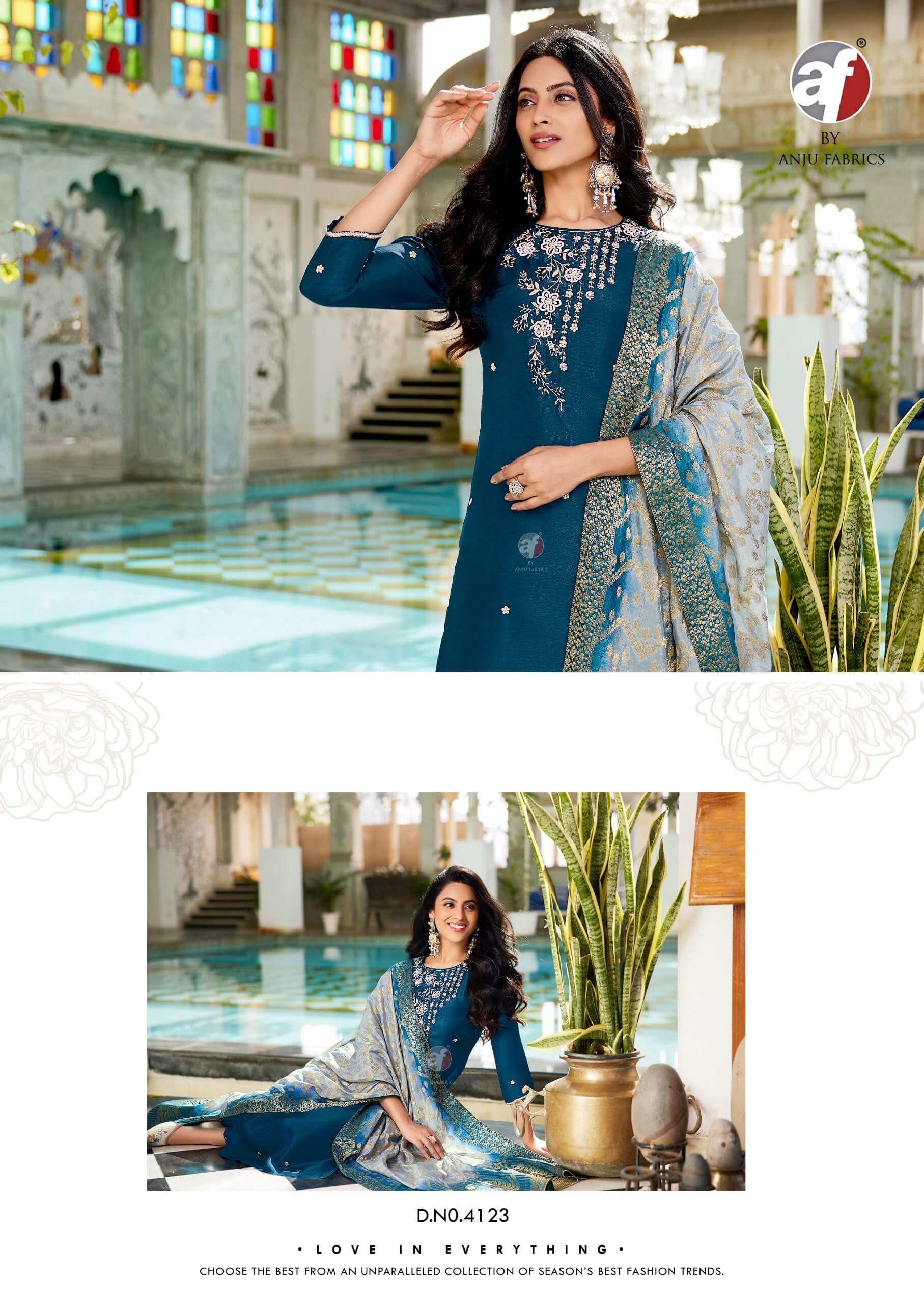 Anju Fabrics Jhalak Readymade Dress Catalog collection 6