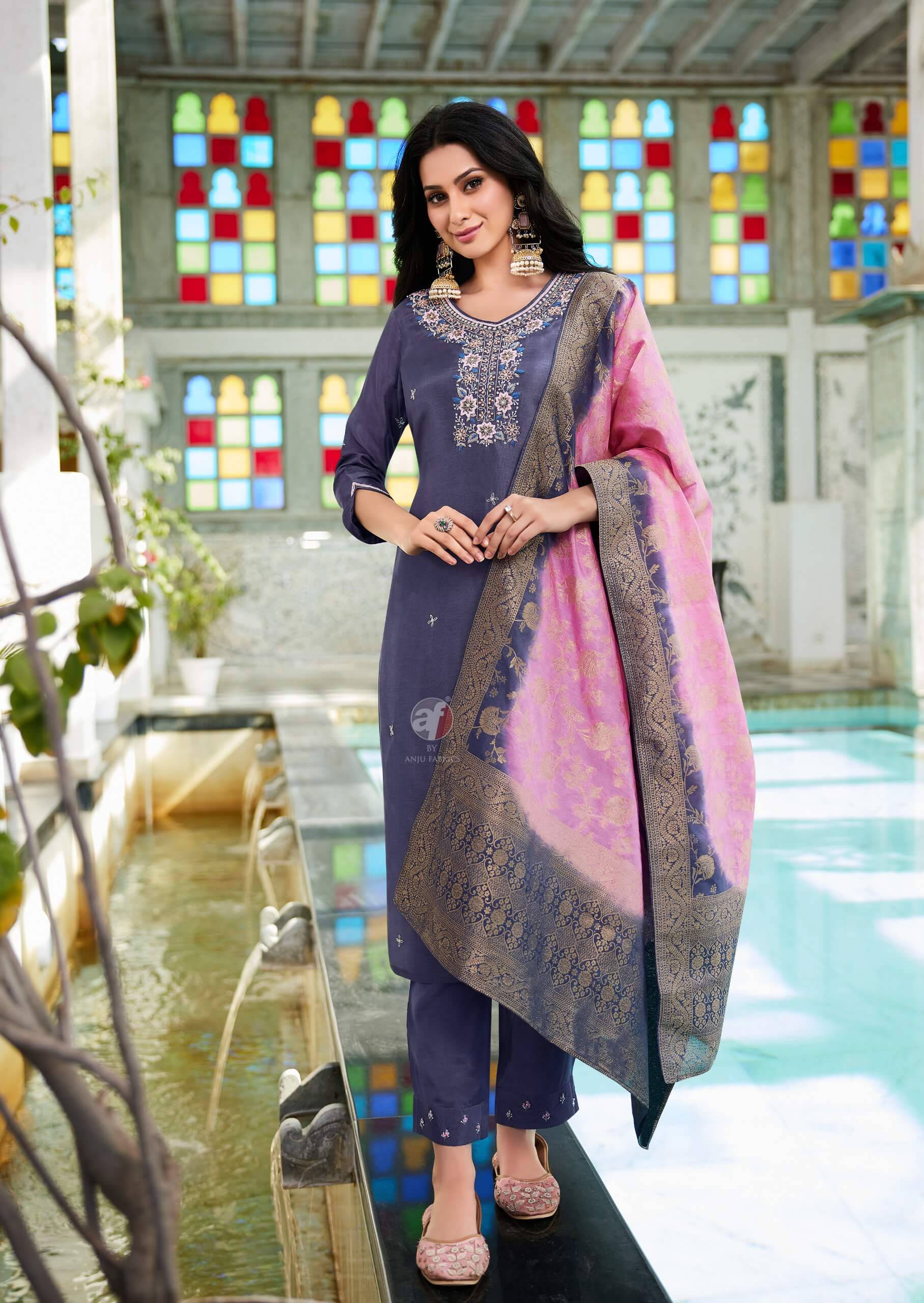 Anju Fabrics Jhalak Readymade Dress Catalog collection 11