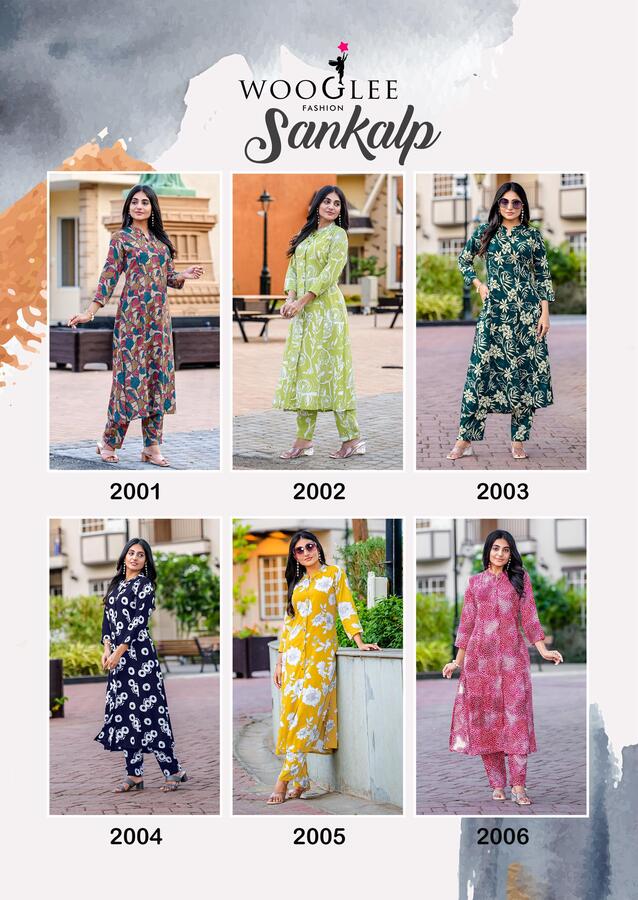 Wooglee Fashion Sankalp Kurtis With Bottom Catalog collection 1