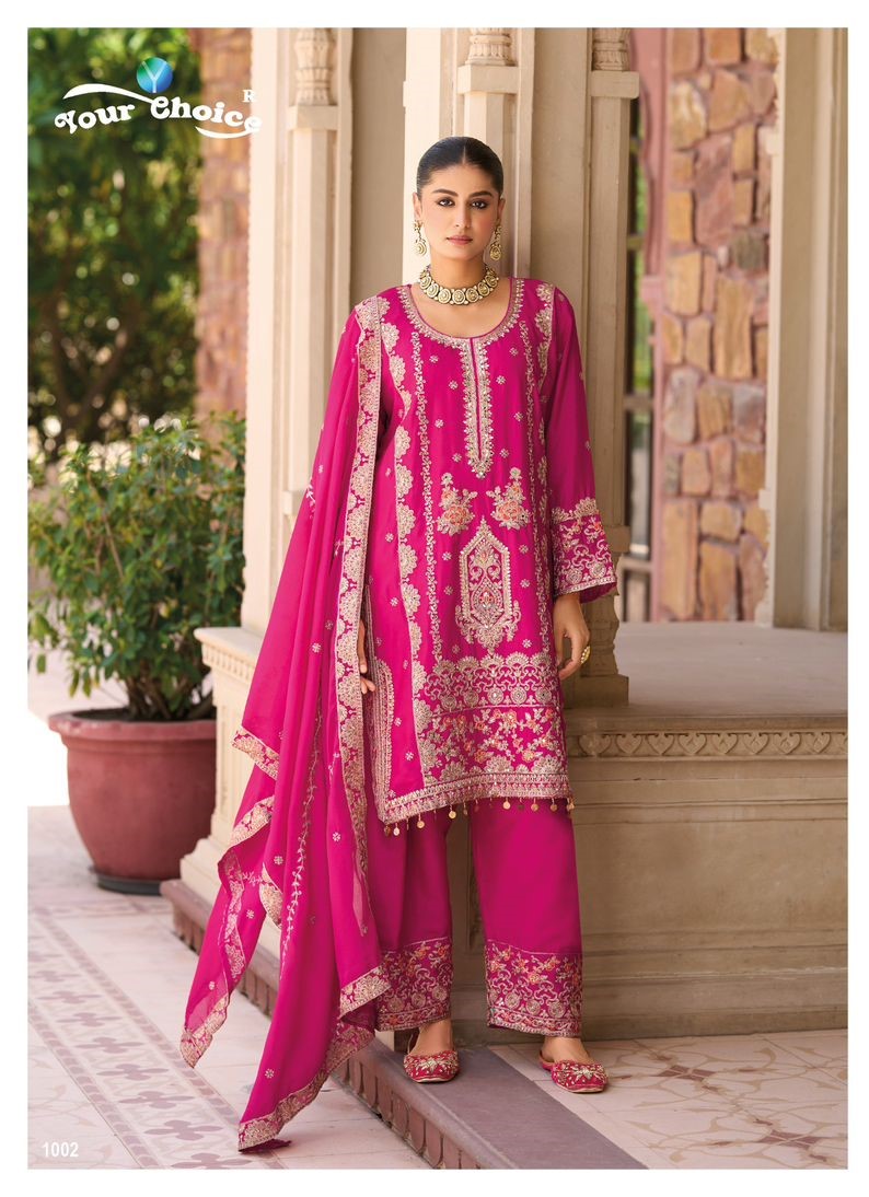 Your Choice Farasi Gold Designer Salwar Suits Catalog collection 4
