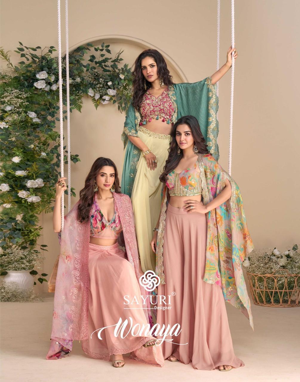 Sayuri Designer Wonaya Wedding Party Salwar Suits Catalog collection 1