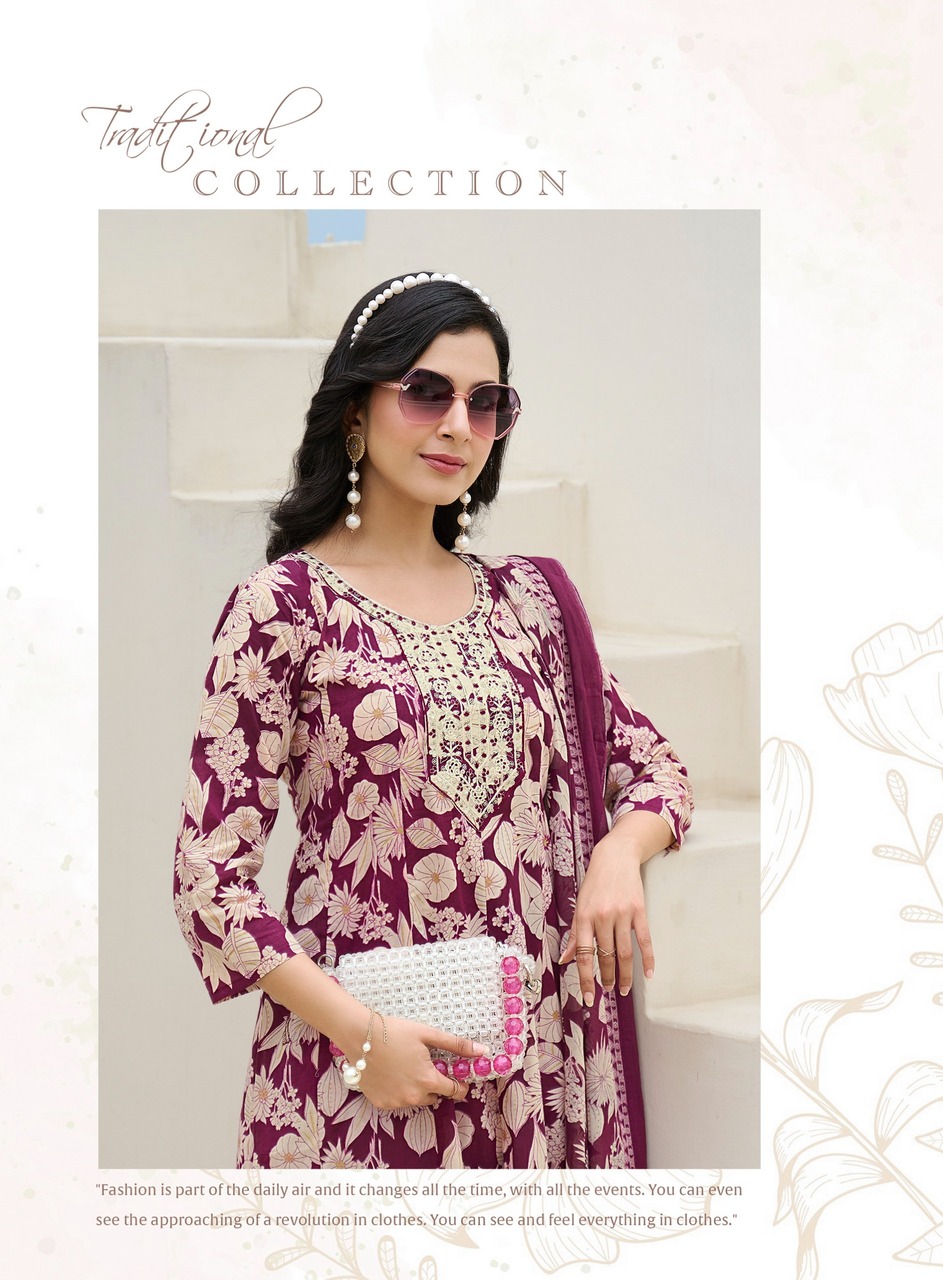Radhika Lifestyle Blossom 7  Cotton Salwar Kameez Catalog collection 3