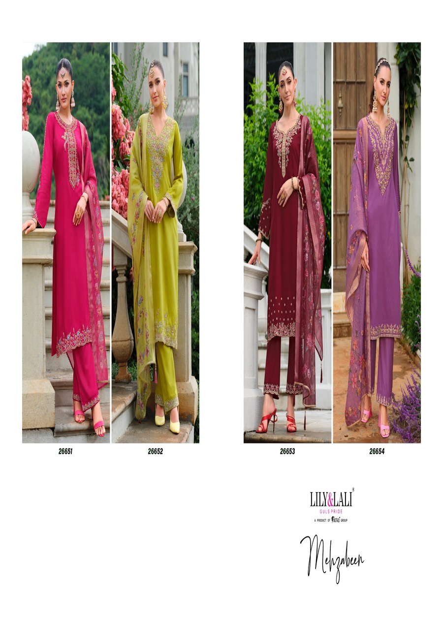 Lily Lali Mehzabeen Readymade Dress Catalog collection 3