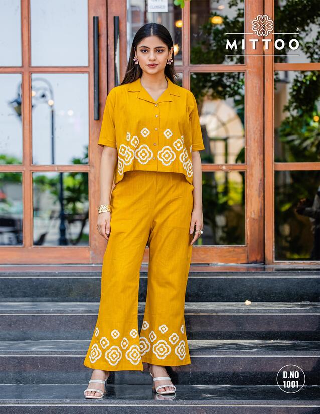 Mittoo Kurti Ruby Co Ord Set Catalog collection 7