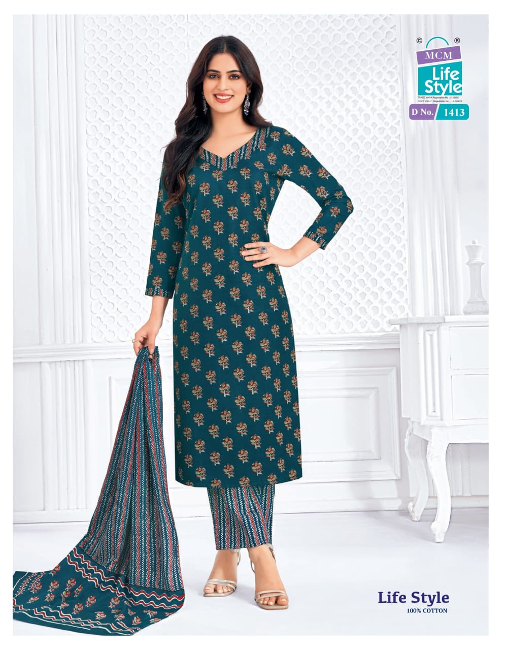 Mcm Lifestyle Lifestyle Vol 14 Printed Salwar Kameez Catalog collection 8