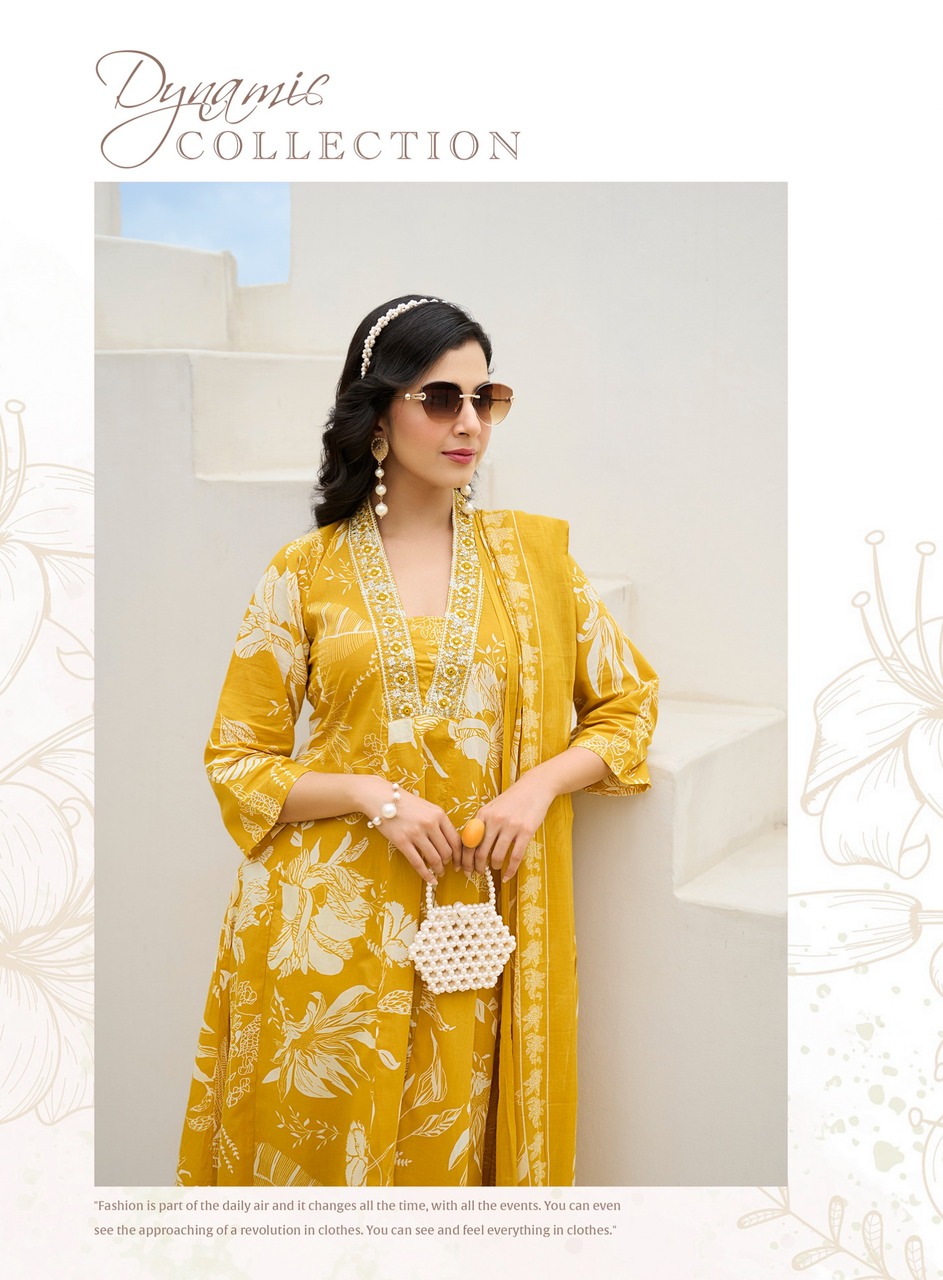 Radhika Lifestyle Blossom 7  Cotton Salwar Kameez Catalog collection 9